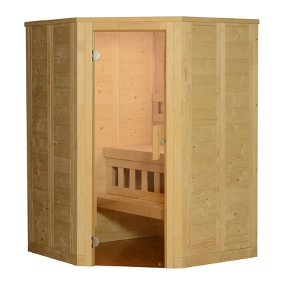 Phòng xông hơi khô truyền thống 6kw ETL Phòng xông hơi ướt Bắc Âu cho 2 người