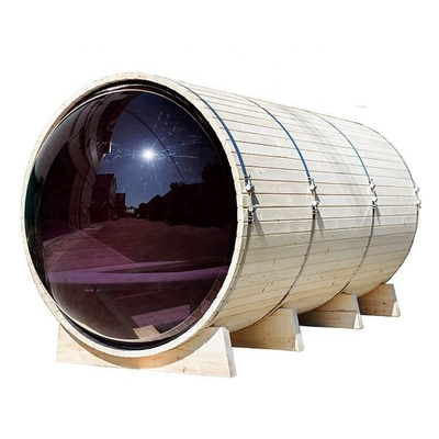 Red Cedar Barrel Sauna Phòng xông hơi ngoài trời Phòng xông hơi khô Vòng ngoài trời Phòng xông hơi khô ngoài trời
