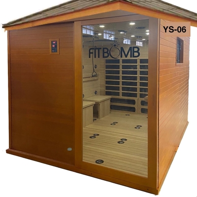 Phòng xông hơi ngoài trời hồng ngoại Yoga đa chức năng Hemlock 110V / 220V