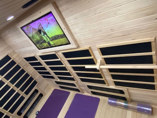 Phòng xông hơi ngoài trời hồng ngoại Yoga đa chức năng Hemlock 110V / 220V