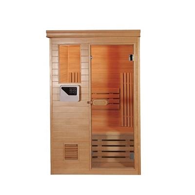 Prefab Corner Phòng xông hơi bằng gỗ cho 4 người Phòng xông hơi ướt cho phòng khách sạn