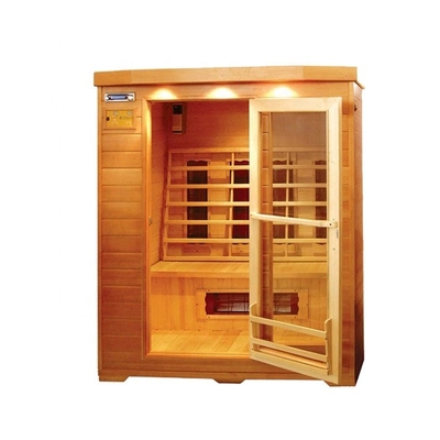 Prefab Corner Phòng xông hơi bằng gỗ cho 4 người Phòng xông hơi ướt cho phòng khách sạn