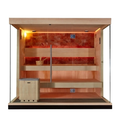Phòng xông hơi khô bằng đá bằng gỗ Aspen Reder Phòng xông hơi khô di động Phòng ngoài trời