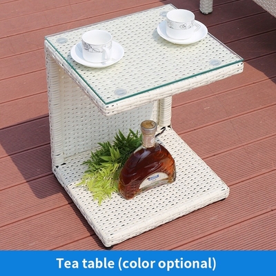 Thư giãn ngoài trời Wicker Sun Lounger Bed Ghế mây Ghế dài cho hồ bơi trên bãi biển