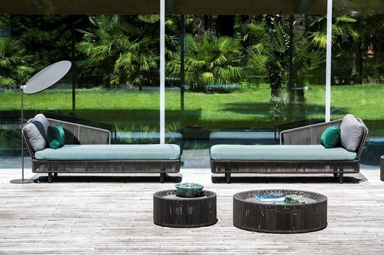 Sân hiên Thư giãn ngoài trời Ghế dài ngoài trời Hợp đồng đi văng Chất lượng Ghế Baech Garden Lounger
