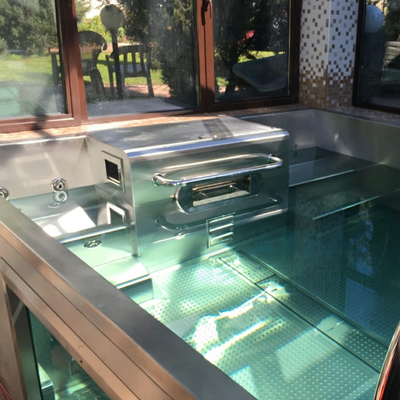 Vườn mát-xa thủy lực tuyệt đẹp Hồ bơi trong nhà dạng mô-đun Hồ bơi Spa sang trọng Hồ bơi trong nhà 12x24