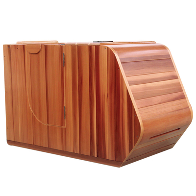 Double Wall Hemlock Phòng xông hơi hồng ngoại di động Half Body 0.9kw