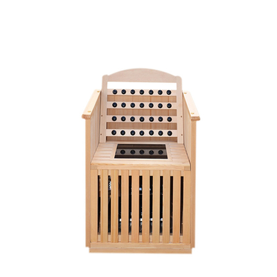 Phòng xông hơi khô nửa người hồng ngoại Truyền thống cho một người Cabin di động 0.9kw cho gia đình