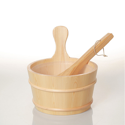 Độ dày 1.3CM Thùng gỗ thông 4L 5L 6L có chèn thùng xông hơi có đáy