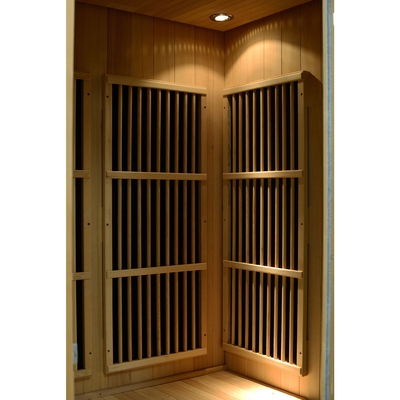 Phòng xông hơi hồng ngoại xa trong nhà 2-4 người Canada Hemlock bằng gỗ 9KW