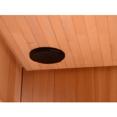 Phòng xông hơi hồng ngoại xa trong nhà 2-4 người Canada Hemlock bằng gỗ 9KW