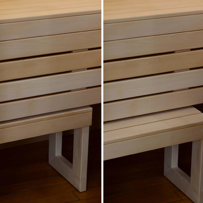 Phòng xông hơi khô trong nhà bằng gỗ cho 2 người Solid Nordic Spruce Steam 6kw