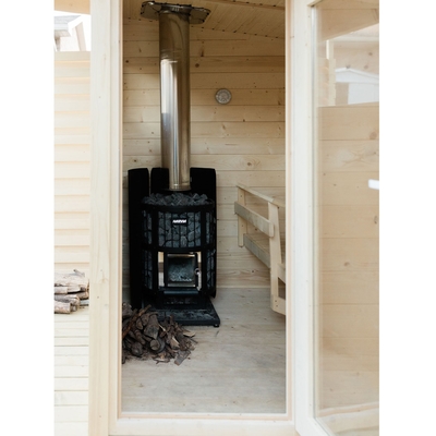 Cabin tắm hơi hồng ngoại xa bằng gỗ Nordic Spruce 6 người ngoài trời